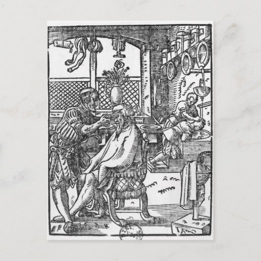 De Barber Briefkaart (Voorkant)