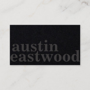 De Barber Knipkaart - Alles zwart Visitekaartje