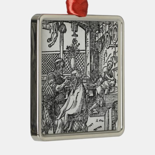 De Barber Metalen Ornament (Rechts)