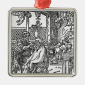 De Barber Metalen Ornament (Voorkant)