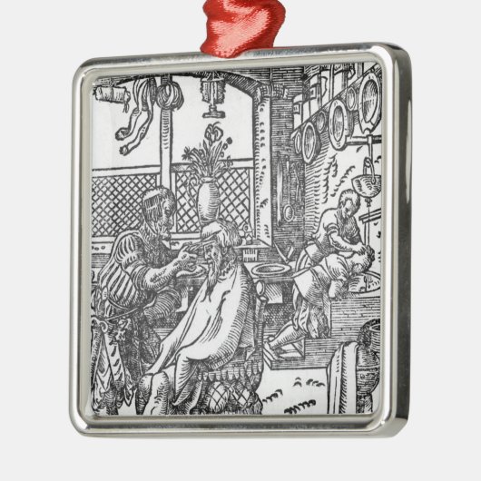 De Barber Metalen Ornament (Links)