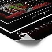 De Barber op de Bank Poster (Hoek)