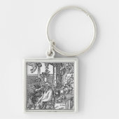 De Barber Sleutelhanger (Voorkant)