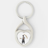 De barber-thema * sleutelhanger (Voorkant)