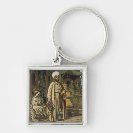 De Barber uit 'Souvenir of Cairo', 1862 (litho) Sleutelhanger (Voorkant)