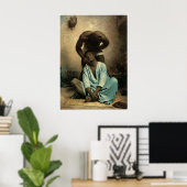 De Barber van Suez, 1876 Poster (Thuiskantoor)