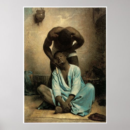 De Barber van Suez, 1876 Poster (Voorkant)