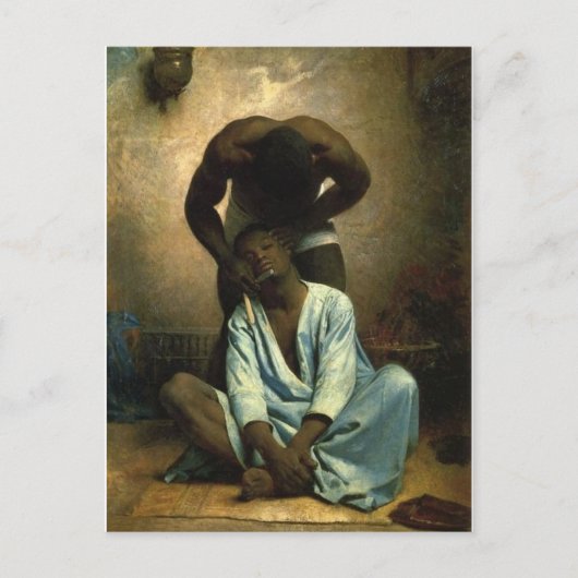 De Barber van Suez van Bonnat Briefkaart (Voorkant)
