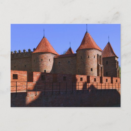 De Barbican, Warschau, Polen Briefkaart (Voorkant)