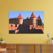 De Barbican, Warschau, Polen Canvas Afdruk (Insitu (Woonkamer))
