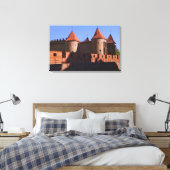 De Barbican, Warschau, Polen Canvas Afdruk (Insitu (Slaapkamer))