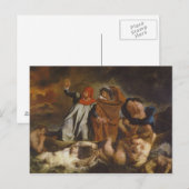 De bark van Dante Briefkaart (Voorkant / Achterkant)