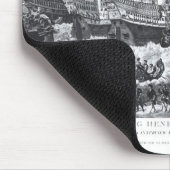 De barkatie van Henry VIII bij Dover Muismat (Hoek)