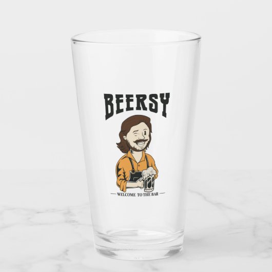 De Barman Beer Glass Glas (Voorkant)