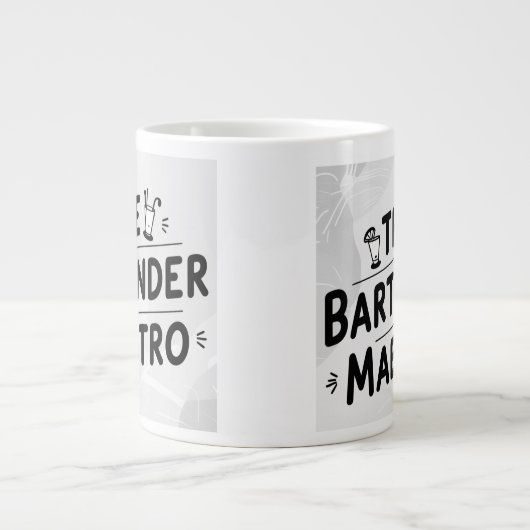 De barman Maestro Grote Koffiekop (Voorkant)