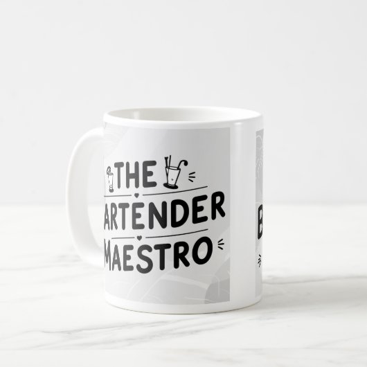 De barman Maestro Koffiemok (Voorkant links)