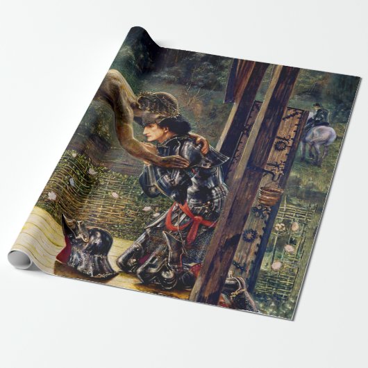 De Barmhartige Ridder door Edward Burne-Jones Cadeaupapier (Uitgerold)