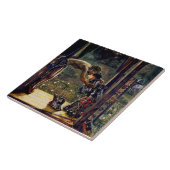 De Barmhartige Ridder door Edward Burne-Jones Tegeltje (Zijkant)