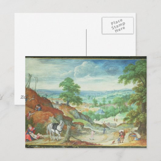 De barmhartige Samaritaan 2 Briefkaart (Voorkant / Achterkant)