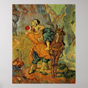 De barmhartige Samaritaan door Vincent van Gogh Poster
