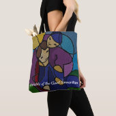 De barmhartige Samaritaan (schouder): Tote Bag (Dichtbij)