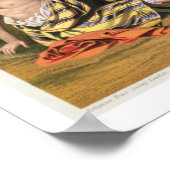 De barmhartige Samaritaan uit een bijbel die door  Poster (Hoek)