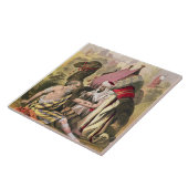 De barmhartige Samaritaan uit een bijbel die door  Tegeltje (Zijkant)