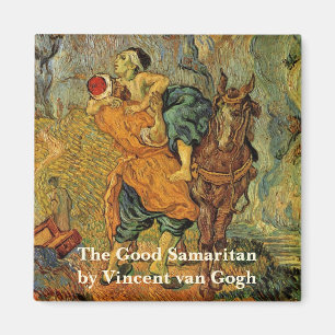 De barmhartige Samaritaan van Vincent van Gogh Magneet