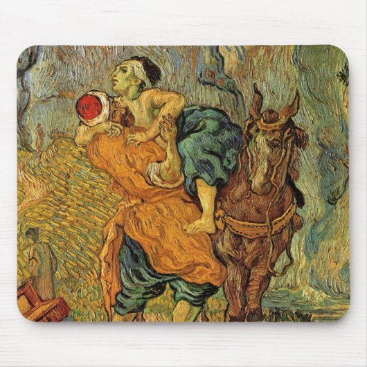 De barmhartige Samaritaan van Vincent van Gogh Muismat (Voorkant)