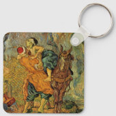 De barmhartige Samaritaan van Vincent van Gogh Sleutelhanger (Achterkant)