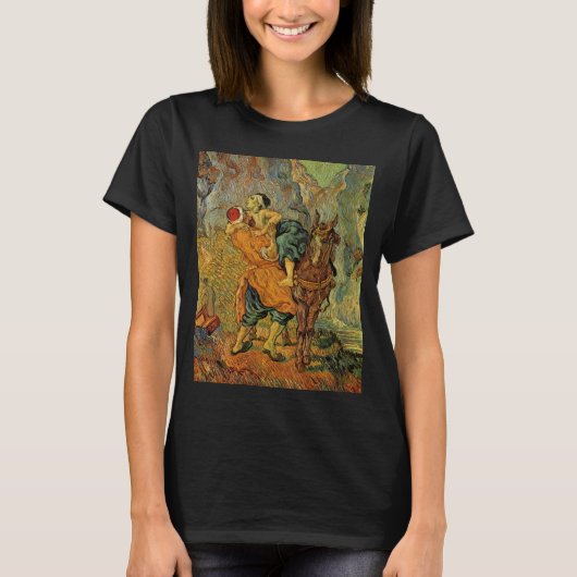 De barmhartige Samaritaan van Vincent van Gogh T-shirt (Voorkant)