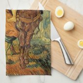 De barmhartige Samaritaan van Vincent van Gogh Theedoek (Quarter Fold)