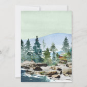 De Barn op Pemi | Uitnodiging tot Waterverf bruilo (Achterkant)