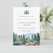 De Barn op Pemi | Waterverf RSVP met keuze uit maa (Staand voorkant)