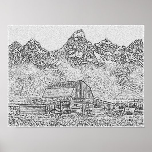 De Barn Poster (Voorkant)