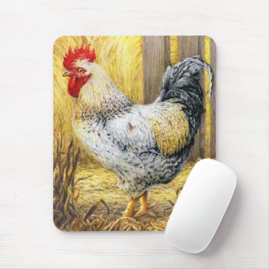 De Barn Rooster Muismat (Met muis)