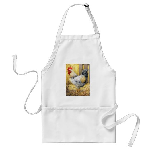 De Barn Rooster Standaard Schort (Voorkant)