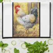 De Barn Rooster Theedoek (Gevouwen)