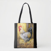 De Barn Rooster Tote Bag (Voorkant)