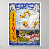 De barnum- en bailey 1896-valstrik poster (Voorkant)