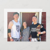 De Barnyard Brawl - Deadly Ed vs Mean Machine Briefkaart (Voorkant / Achterkant)