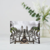 De baroktrap van Bom Jesus in Braga Briefkaart (Staand voorkant)