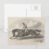 De Baron, de winnaar van de Grote St. Leger Briefkaart (Voorkant / Achterkant)