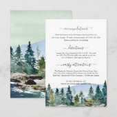 De baron op Pemi Wedding Guest Information Aankondiging (Voorkant / Achterkant)