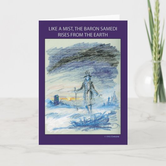 De baron verschijnt kaart (Voorkant)