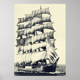 De Barque Pamir Poster
