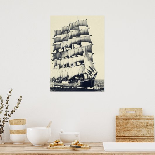 De Barque Pamir Poster (Keuken)