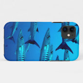 de barracuda duikt diepzee oceaanwater tropische Case-Mate iPhone case (Achterkant (horizontaal))