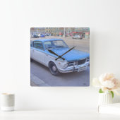 De Barracuda van Plymouth Vierkante Klok (Huis)