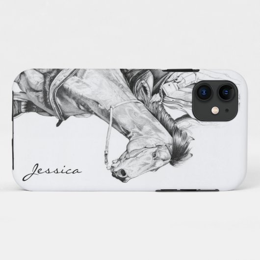De Barrel Racer Case-Mate iPhone Case (Achterkant (horizontaal))